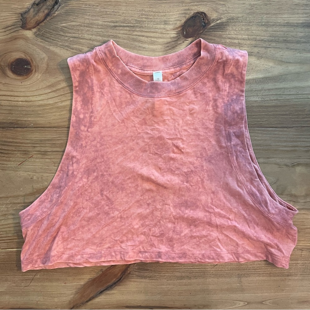 Lululemon all yours crop tank sz10